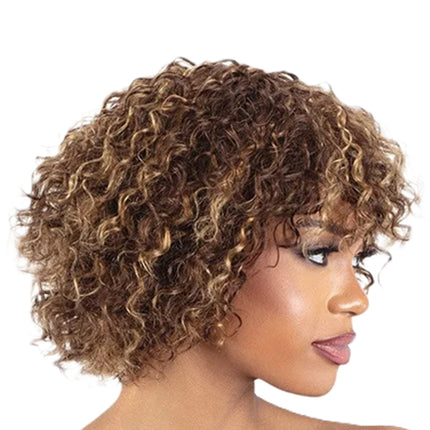 Shake N Go Golden 100% Human Hair Wig - Arietta