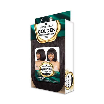 Shake-n-go Golden Human Hair Wig - Debbie
