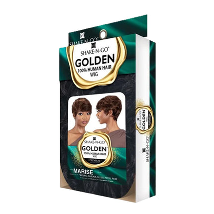 Shake N Go Golden 100% Human Hair Wig -marise