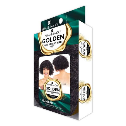 Shake-n-go Golden Human Hair Wig - Monifah