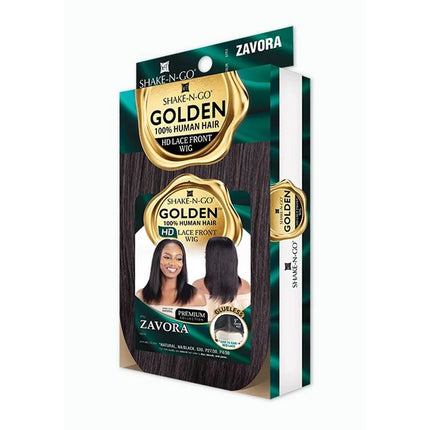 Shake N Go Golden 100% Human Hair Wig - Zavora
