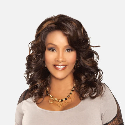 Goldie-v - Vivica A Fox Synthetic Futura Deep Lace Front Wig Loose Spiral Curl