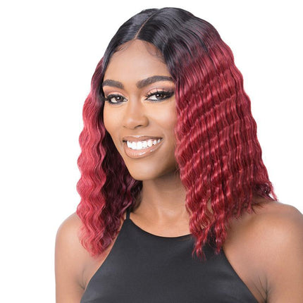 It's A Wig Synthetic Lace Front Wig - Hd Lace Crimped Hair 2