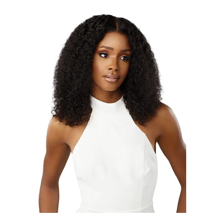 Sensationnel Pearlish 15a 100% Human 13x4 Hd Lace Frontal Wig-burmese Curl 16