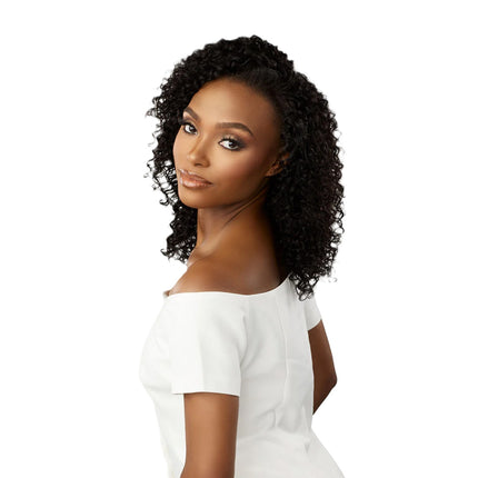 Sensationnel Human Hair Hd Lace Glueless Wig- 13a Half Wig Bohemian 16