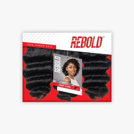 Sensationnel Human Hair Rebold Weave - Rebold Deep Curl 9" 3pcs