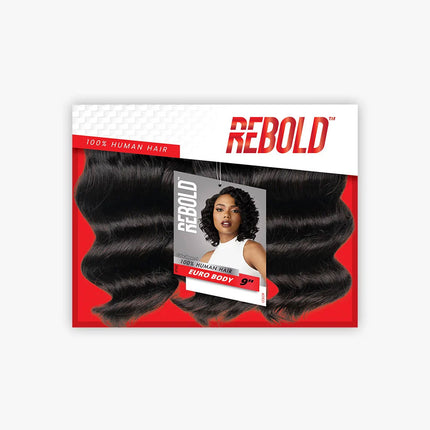 Sensationnel Human Hair Rebold Weave - Rebold Euro Body 9" 3pcs