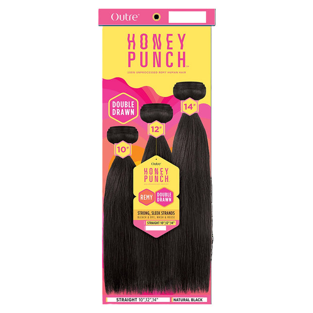 Outre 100% Unprocessed Remy Human Hair Honeypunch- Straight 101214