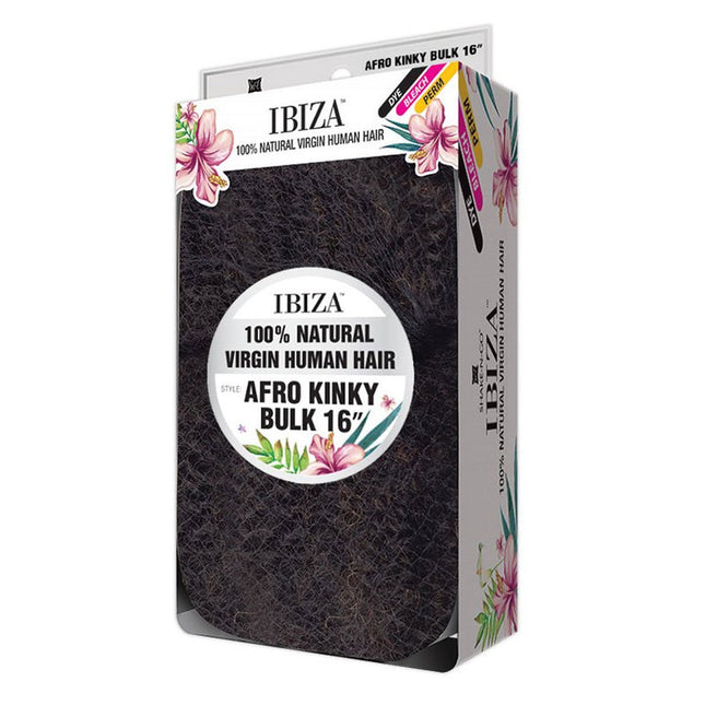 Shake-n-go Ibiza 100% Natural Virgin Human Hair - Afro Kinky Bulk 12"