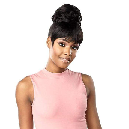 Sensationnel Synthetic Hair Instant Bun With Bang - Ila