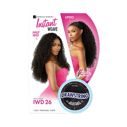 Sensationnel Synthetic Half Wig Instant Weave Drawstring Cap - Iwd 026