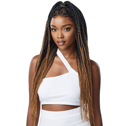 Outre Pre-braided Synthetic Hd Lace Front Wig - Knotless Triangle Part Braids