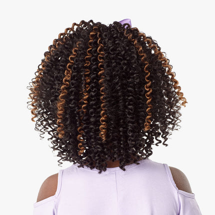 Sensationnel Lulu Mini Kids 2x Crochet Braid - Bubble Curl 10"