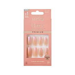 Kiss Bare But Better Trunude Shades Long Nails – Sweet