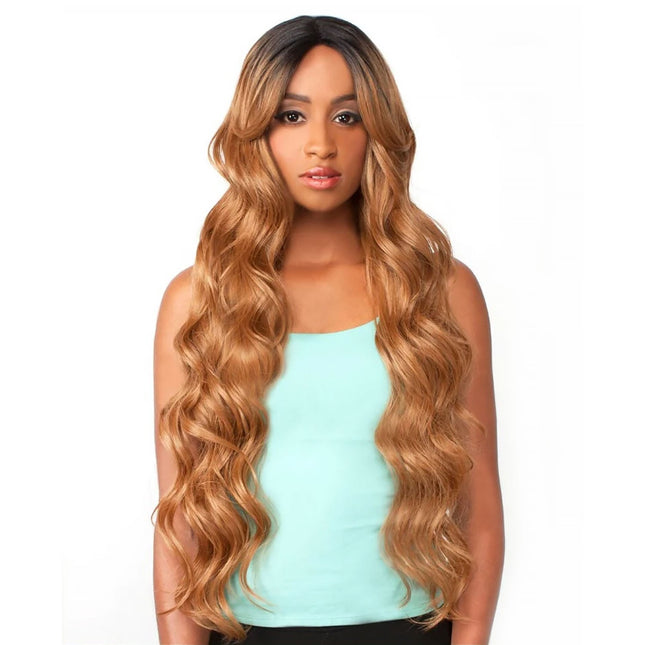 Lh Ocean - The Wig 100% Human Hair Blend Invisible Part Lace Front Wig