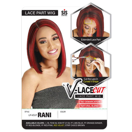 Zury Sis V-lace Cut Synthetic Hair Wig - Rani