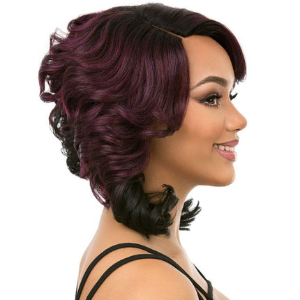 Magic - It's A Wig Synthetic Hair Full Wig Short Curly Side Part