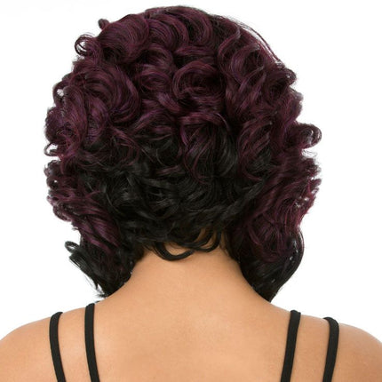 Magic - It's A Wig Synthetic Hair Full Wig Short Curly Side Part