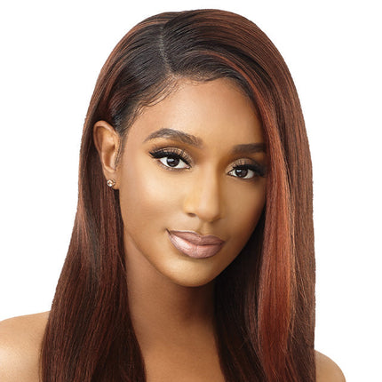 Outre 100% Human Hair Blend 13x6 Hand-tied 360 Lace Frontal Wig - Marisa