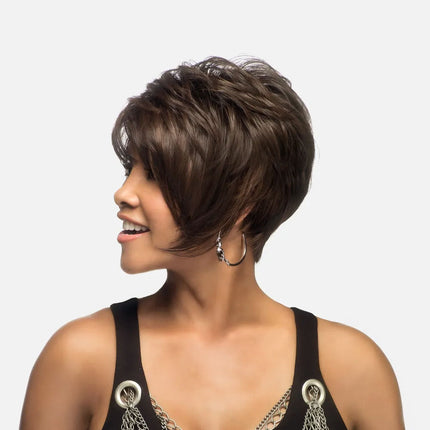 Moore-v - Vivica A Fox Synthetic Pure Stretch Cap Full Wig Short