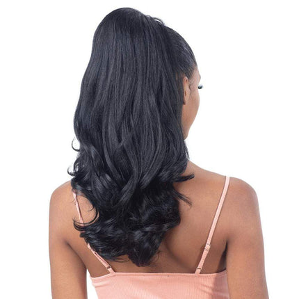 Freetress Equal Natural Me Synthetic Ponytail - Natural Bouncy Curl
