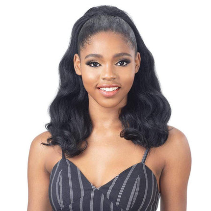 Freetress Equal Natural Me Synthetic Ponytail - Natural Loose Wave