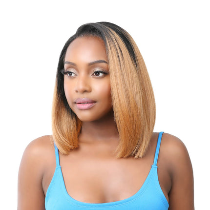 Nutique Illuze Flip Up Synthetic Hair Gluelss 13x4 Hd Lace Front Wig - Livia