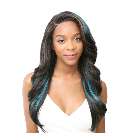 Nutique Illuze Flip Up Synthetic Hair Gluelss 13x4 Hd Lace Front Wig - Vip