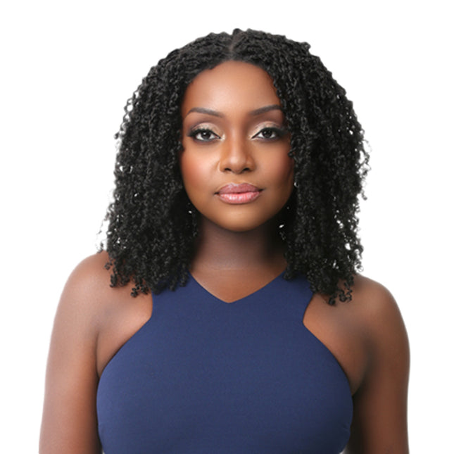 Nutique Premium Synthetic Hd Illuze Lace Wig- Yanky Twist 16"