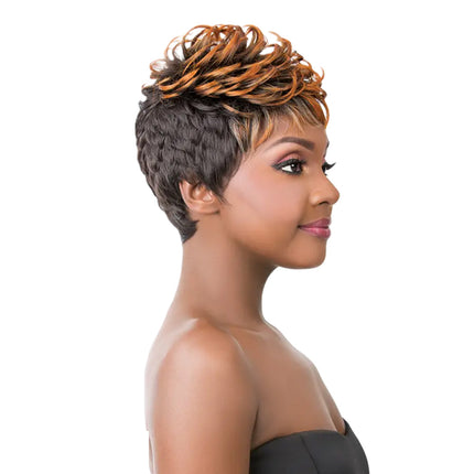 Nutique It's A Wig Premium Synthetic Pixie Cut Full Wig- Sekora