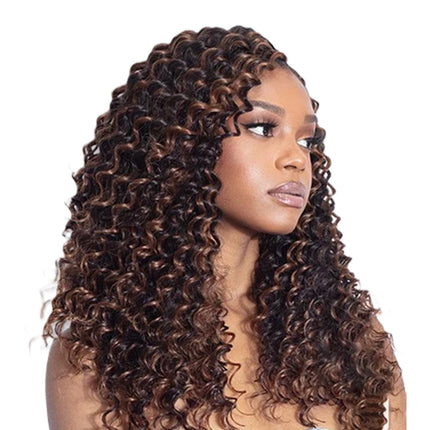 Shake N Go Organique Mastermix Synthetic Feather Crochet- Deep Curl 18