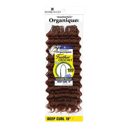 Shake N Go Organique Mastermix Synthetic Feather Crochet- Deep Curl 18