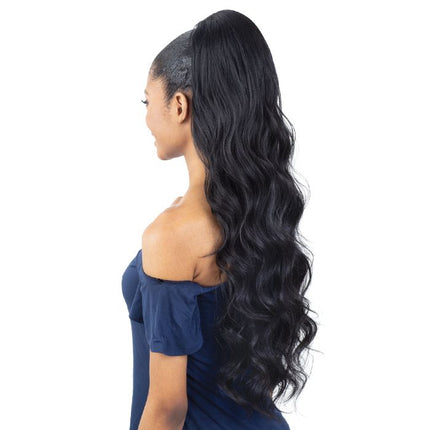 Shake N Go Organique Drawstring Ponytail - Loose Deep 28