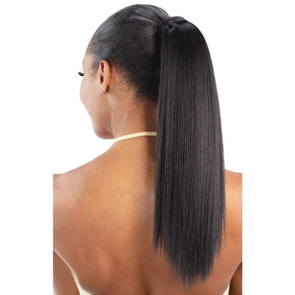Shake N Go Organique Pony Pro Secret Pocket Ponytail - Sleek Straight 18