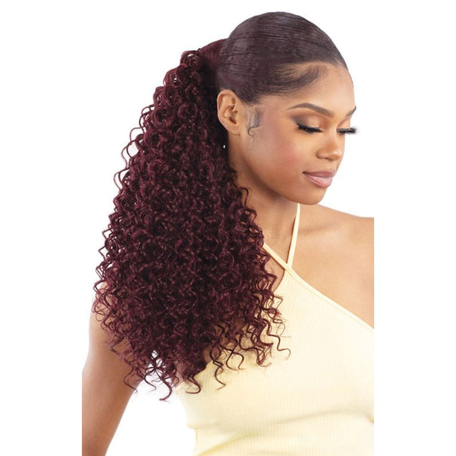Shake N Go Organique Pony Pro Secret Pocket Ponytail - Water Curl 18