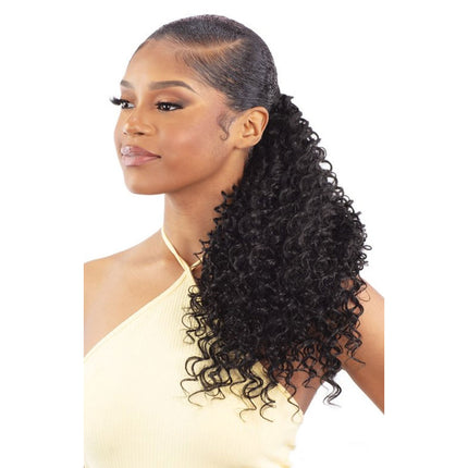 Shake N Go Organique Pony Pro Secret Pocket Ponytail - Water Curl 18