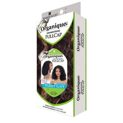 Shake N Go Organique Synthetic Drawstring Full Cap Half Wig- Water Girl