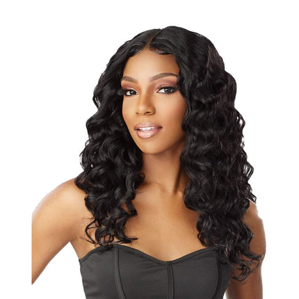 Sensationnel Human Hair Empire 3-way Parting Lace Closure - Ocean Wave 12"