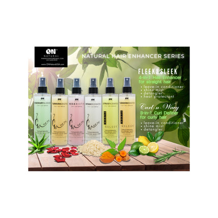 On Natural - Curl-n-wavy 3-in-1 Curl Definer [turmeric Biotin] 8oz