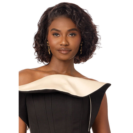 Outre Mytresses Black Lace Frontal Wig 13x4 - Human Hair - Virgin Wavy Bob 12