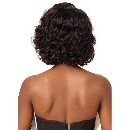 Outre Mytresses Black Lace Frontal Wig 13x4 - Human Hair - Virgin Wavy Bob 12