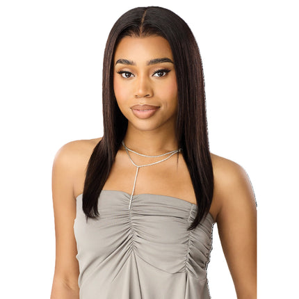 Outre Mytresses Black Lace Frontal Wig 13x5 Human Hair - Straight 20