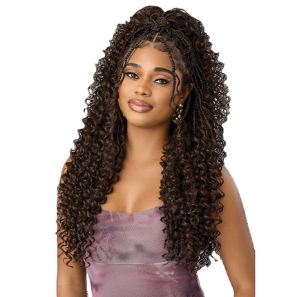 Outre Airtied 100% Fully Hand-tied Wig - Hhb-boho Passion Box Braid 24
