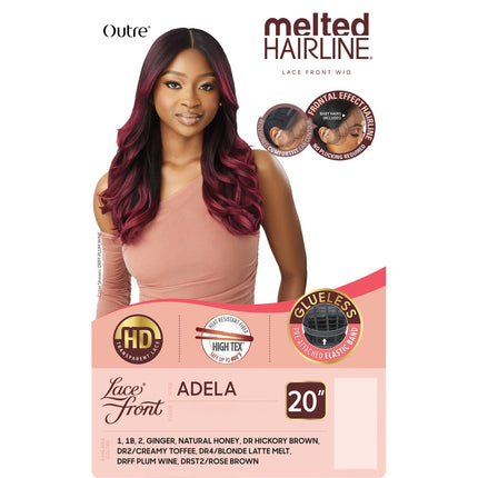 Outre Melted Hairline Synthetic Hd Lace Front Wig - Adela