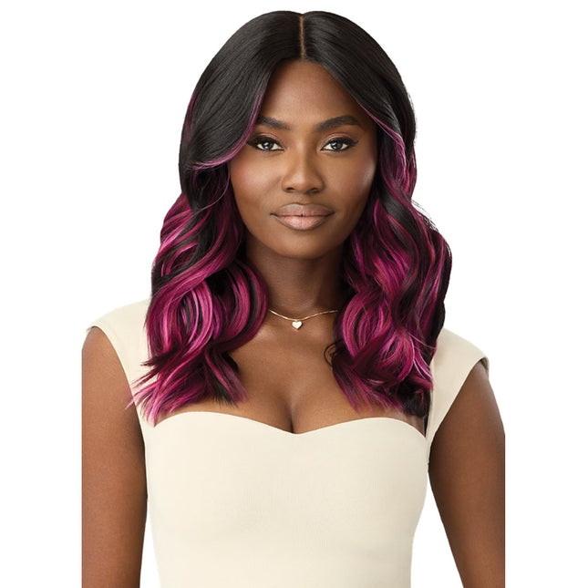 Outre Synthetic Color Bomb Hd Lace Front Wig - Cb101