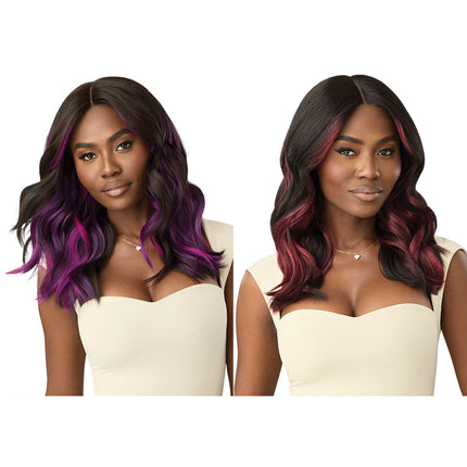 Outre Synthetic Color Bomb Hd Lace Front Wig - Cb101