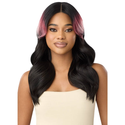 Outre Synthetic Color Bomb Hd Lace Front Wig - Cb102