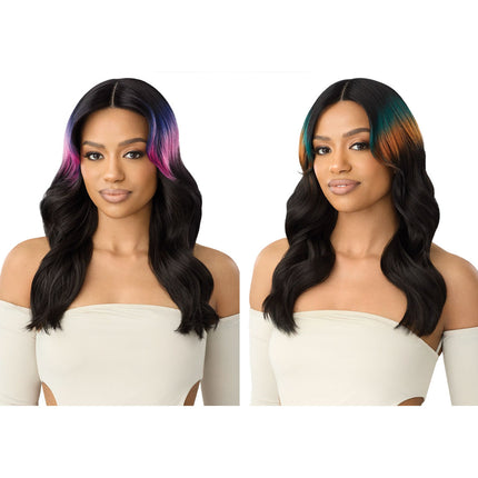 Outre Synthetic Color Bomb Hd Lace Front Wig - Cb102