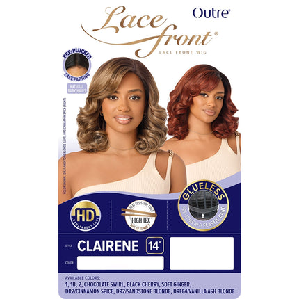 Outre Synthetic Hair Hd Lace Front Wig - Clairene