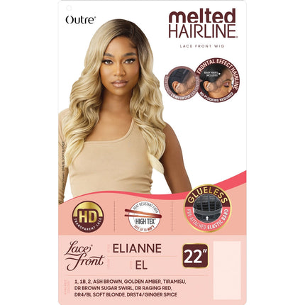 Outre Melted Hairline Synthetic Hd Lace Front Wig - Elianne